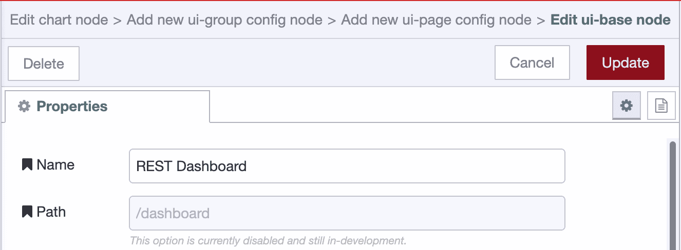 Configure the UI Base