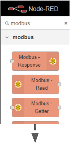 The new nodes are now in the palette The new nodes are now in the palette