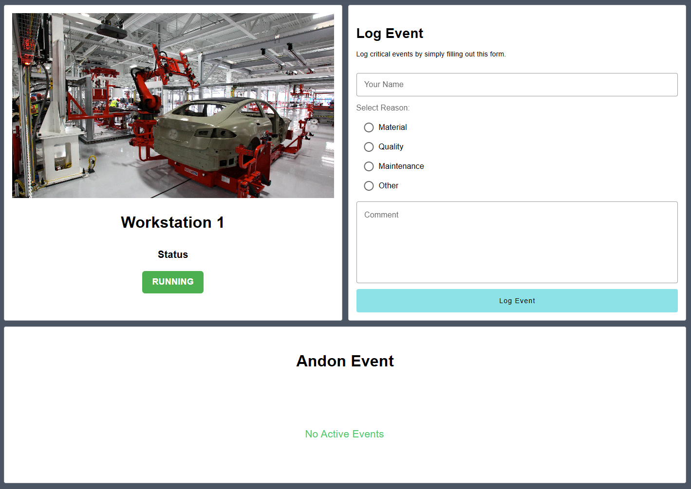 Image representing Andon Operator Terminal